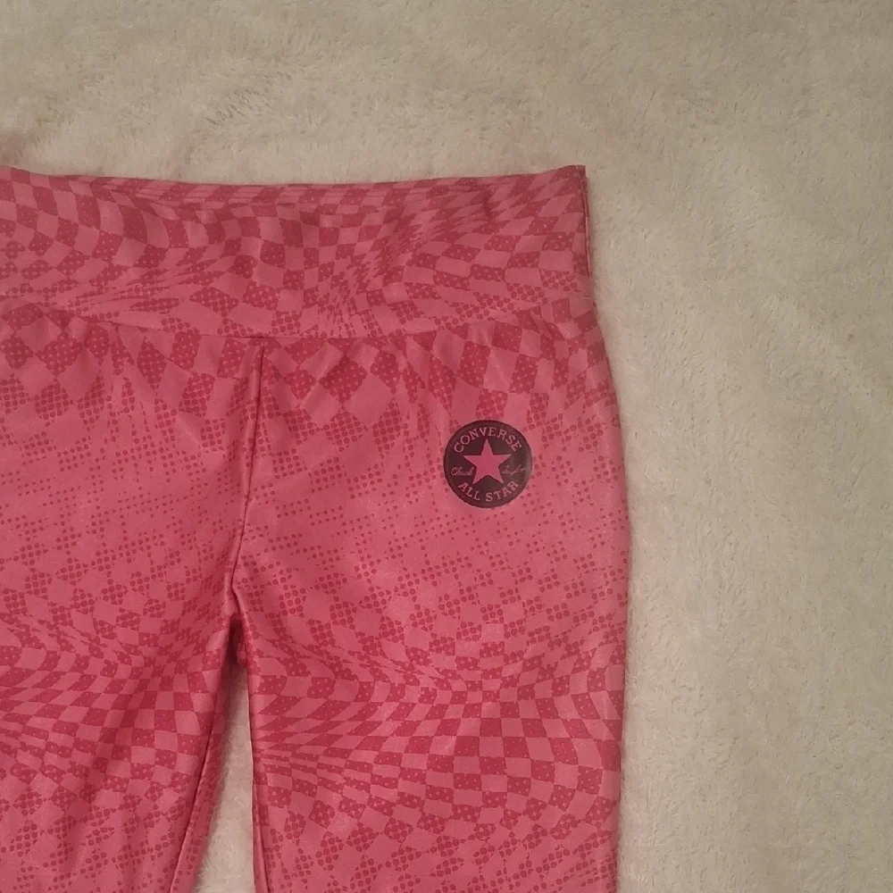 Converse Pink Geometric Leggings